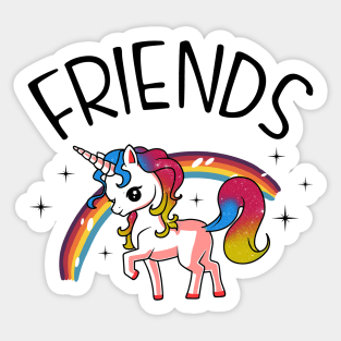 Best Friends Matching Designs Sticker